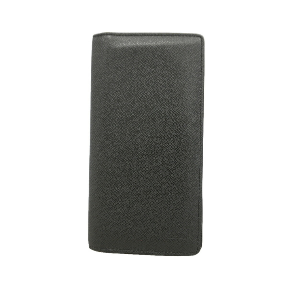 Louis Vuitton Taiga Portefeuille Brazza Long Wallet M30501 Ardoise Men's